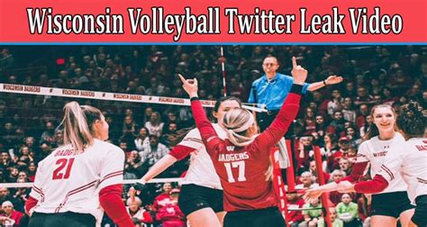 Wisconsin volleyball pics twitter. 4 – Where did the pics get clicked? The pics got clicked in the locker room after they won the big 10 in 2021. 5 – What is found about the source of leaked pictures? It was found that the pictures were leaked from one of the player’s phones. 6 – Is the player under investigation from which the Wisconsin Volleyball Team Leak Pictures got ... 