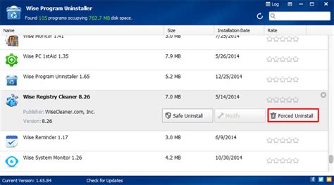 Wise Program Uninstaller 