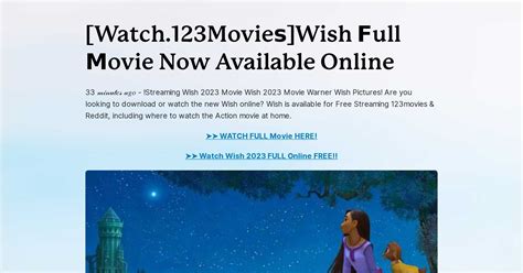 Wish 123movies. Things To Know About Wish 123movies. 