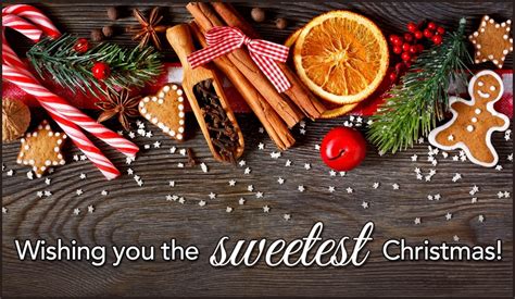 Wishing You the Sweetest Christmas - Crosscards.com