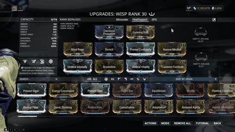 Wisp Builds Guide