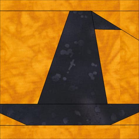 Witch Hat Quilt Block Pattern
