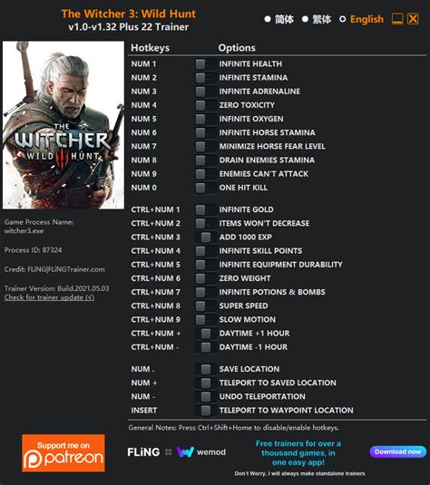 Witcher 3 cheats.  Pour savoir Developers have disabled the ability to enter cheat codes in...