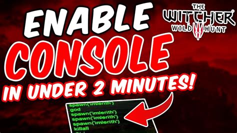 Witcher 3 console enable. 11K subscribers Subscribe Tornhoof Enable Console in NextGen PC F...