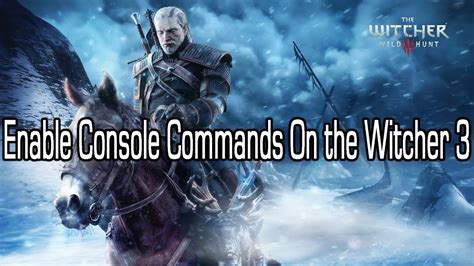 Witcher 3 steam console commands.  Jan 4, 2023 · How to enable console commands in Witcher 3 Th...