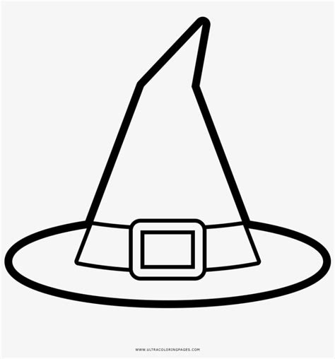 Witches Hat Coloring Page