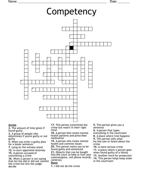 With Competence Crossword Clue