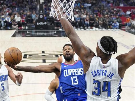 With James Harden watching, Clippers take control in 3rd quarter to beat Magic 118-102