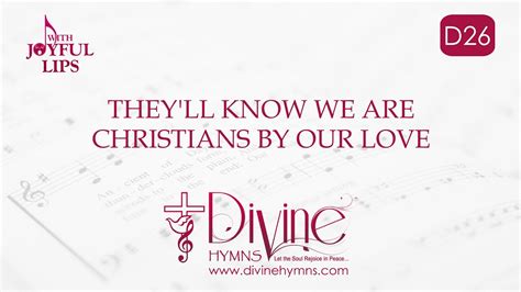 With Joyful Lips - A Divine Hymns Christian Song Lyrics