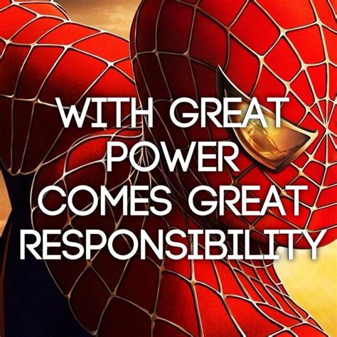 With great power comes great responsibility. Things To Know About With great power comes great responsibility. 