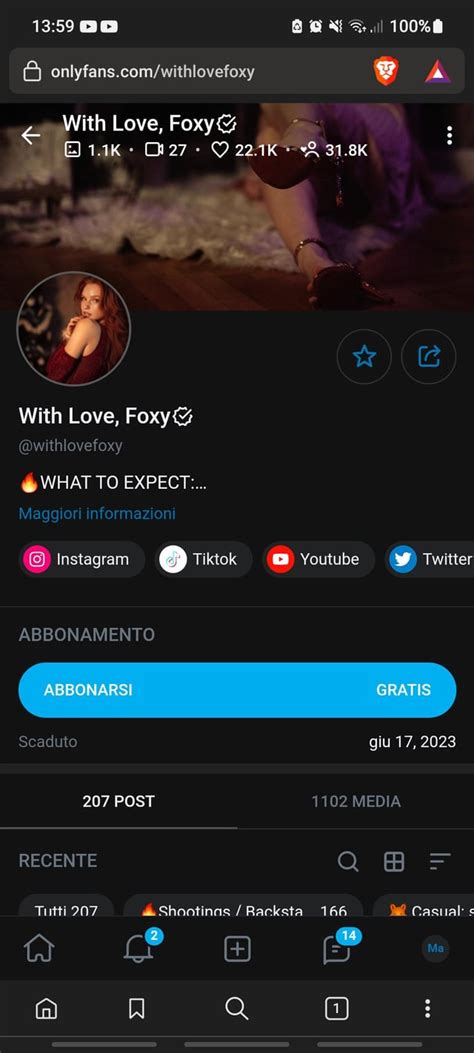 Withlovefoxy onlyfans
