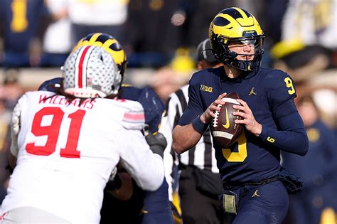 Without Harbaugh, McCarthy and No. 3 Michigan win third straight against No. 2 Ohio State, 30-24