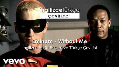 Without me türkçe sözleri