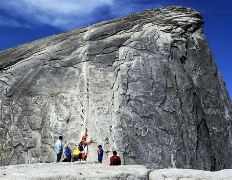 Witness describes hiker's slide down Half Dome in Yosemite