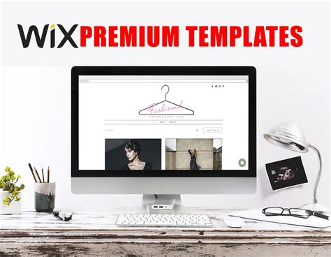 Wix Blog Template Responsive Design for Bloggers Vloggers Etsy Blog