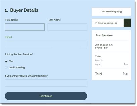 Wix Events Customizing Your Registration Form Page Help Center