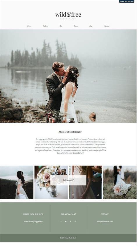 Wix Wedding Website Templates