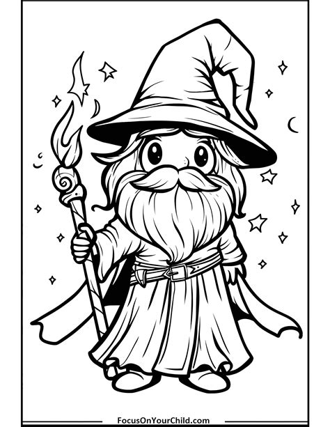 Wizard Coloring