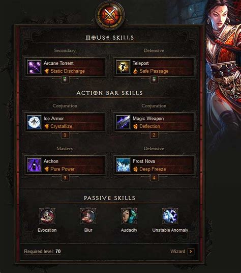 Wizard Example builds Diablo III Reaper of Souls Game Guide