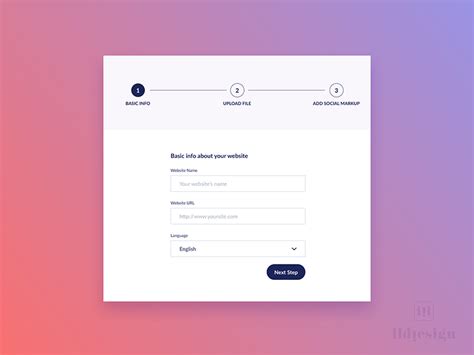 Wizard Ui Design