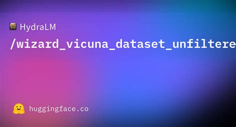 Wizard lm dataset.  Due to the data usage license, please This datasets con...