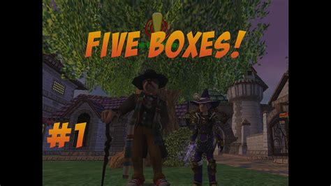 Wizard101 five boxes event. Yeah, but also it's just really fun. The main concept is that someone is meddling with the past to try and destroy Ravenwood, and it's up to you to stop them. In each box you help a different young Ravenwood professor get back to fate's intended path. 6. 