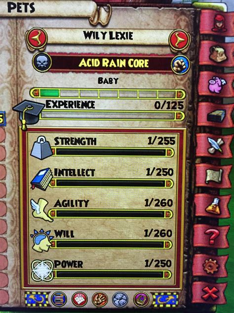 Wizard101 max pet stats.  For instance, a pet with max stats, as shown above, will...