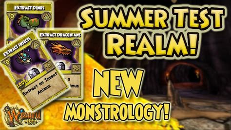 Wizard101 monstrology. Cody RavenTamer. Community Leader. Aug 05, 2020. Re: Krokotopia Monstrology. Unfortunately, at the moment you can only obtain 51 out of the 53 (believe me I checked). It was recently changed from 51 to 53 in the Summer update. If I were to guess, it seems there are new extract spells that we don't have access to yet. 