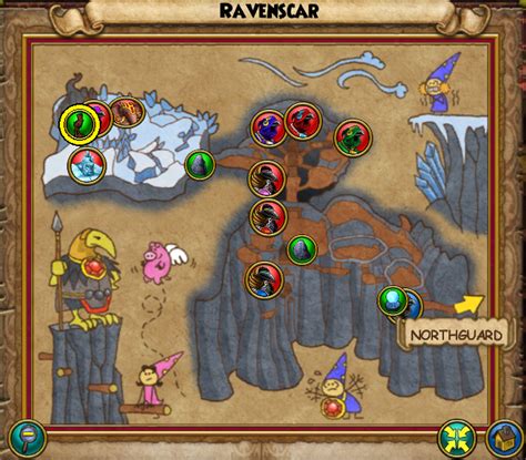 Wizard101 sends you on the quest to save Grizzleheim, but once you reach level 40 you will be sent on a second round of world quests. It will be on this second set that you will be able to access all the books. Below are the locations of the Grizzleheim books and a map for the area they're in. Look for the B on the map.. 