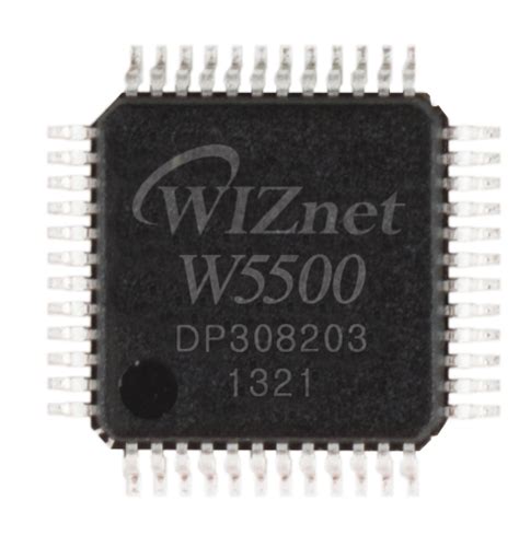 Wiznet w5500 library.  There are three kinds of libraries explained on this ...