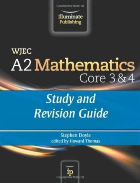 Wjec a2 mathematics core 3 4 study and revision guide. - Los refranes en la medicina y la medicina en los refranes.