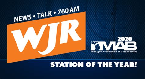Jan 22, 2021 · Listen to News/Talk - WJR, a talk/news radio station in Detroit, Michigan, on 760 kHz AM. It broadcasts local and national news, sports and entertainment. It is affiliated with Westwood One, Premiere Radio Networks, Detroit Lions and Michigan State Spartans. 