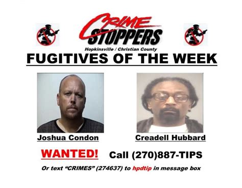 Wkdz crime. A Hopkinsville-Christian County Crime Stoppers fugitive featured this week is in police custody. The Christian County Sheriff's Office reports 35-year old Tommy The Christian County Sheriff’s Office reports 35-year old Tommy Powers was arrested around 12:45 Thursday afternoon at a residence on Fort Campbell Boulevard. 