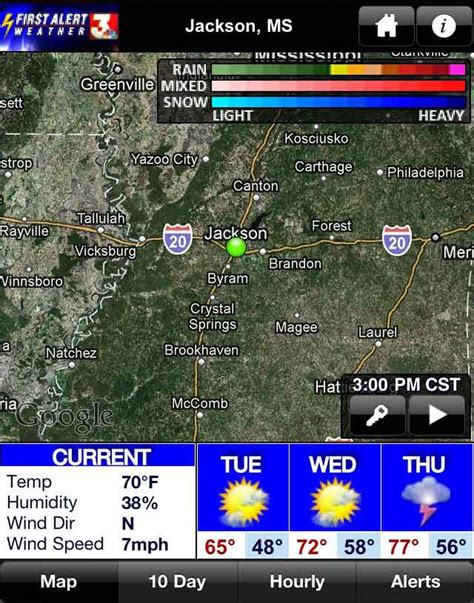Wlbt weather radar jackson ms. JACKSON, Miss. (WLBT) - Alert Days are in place for today into Thursday for the threat of severe weather for central and southwest MS. Most of the area is outlooked with a ‘Moderate 4/5 Risk’ for severe storms, which is pretty rare for this time of year. Large hail up to tennis ball size and 70-80 MPH damaging winds are the main threats ... 
