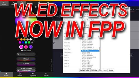 Wled effects.  The overlay effect must be playing on the segment with the higher ...