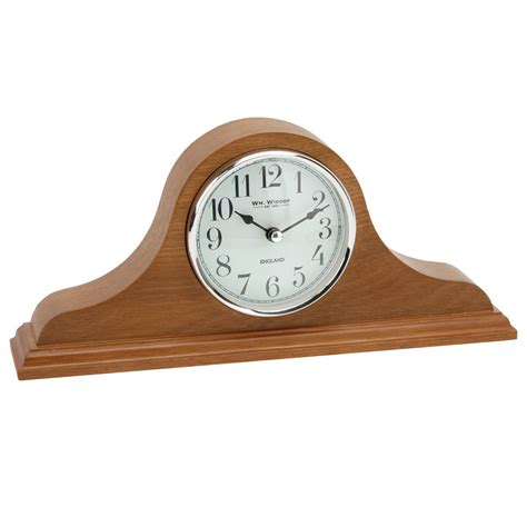 Wm Widdop Napoleon Style Wooden Living Room Office Mantel Desk Clock …