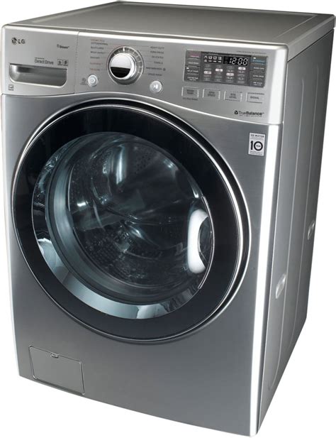 USED LG 27″ STACKABLE DRYER NAD WASHER SET DLEX3550V WM3470HVA . Convenience comes standard when you bring home this ultra-capacity LG Steam Dryer. Enjoy all the possibilities of steam, including innovative features like True-Steam that will have you ironing much less, and the Steam-Sanitary cycle that lets you safely sanitize those delicate non-washable items.. 