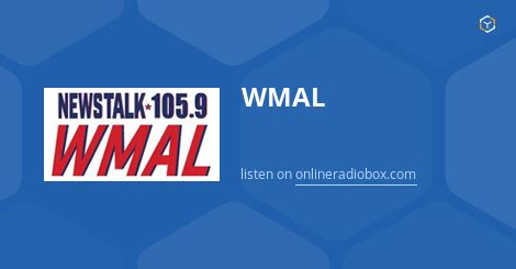 Aplicación WMAL ¡Instala la aplicación Online Radio Box en tu teléfono inteligente y escucha WMAL en línea, además de muchas otras estaciones de radio, donde quiera que estés! Ahora tu estación de radio favorita está en ….