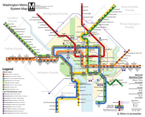 Wmata washington dc. For example, WMATA renamed Ballston to Ballston-MU in 1995, but the next map, showing the Green Line Commuter Shortcut, depicts the system in 1997. Color-changing trains (maps 7, 9, and 10) From November 20, 1978 to November 30, 1979, and then again from November 22, 1980 to April 29, 1983, some Blue and Orange trains … 