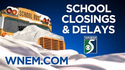 Wnem school closings. TV5 News Update: Friday Morning, Oct. 6. This Best and Brightest group features Ashley High School, Atherton High School, Caseville High School, Cass City High School, Clare High School, Croswell ... 
