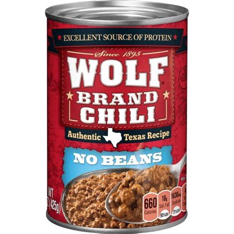 Wolf Brand No Beans Chili - 15oz : Target