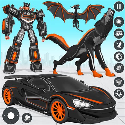 Wolf Robot Car Transform Game APK Download for Android 