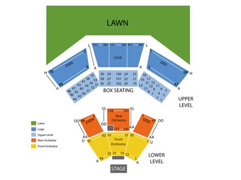 Wolf Trap Seat Chart