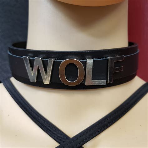 Wolf collar. Browse our latest products. Shop all. Name Plate instructions ****This option is in the cart when you add an item, in the special instructions box. Or when you get to checkout you can go back into the cart and the special instructions box is there as well!***. 
