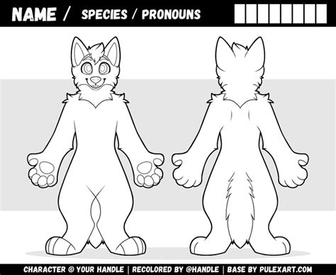 Wolf furry ref sheet base free.  Knowledge on how to use art programs is required. 0 The...