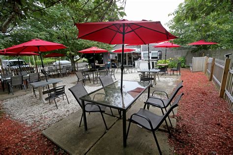 Wolf in down: Dogs welcome at city outdoor dining patios, beer gardens
