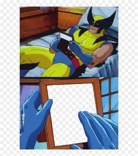 Wolverine Picture Frame Template