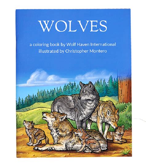 Wolves A Wolves Coloring Book