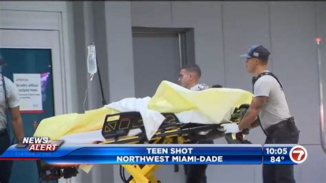 Woman, teen hospitalized after shooting in Northwest Miami-Dade