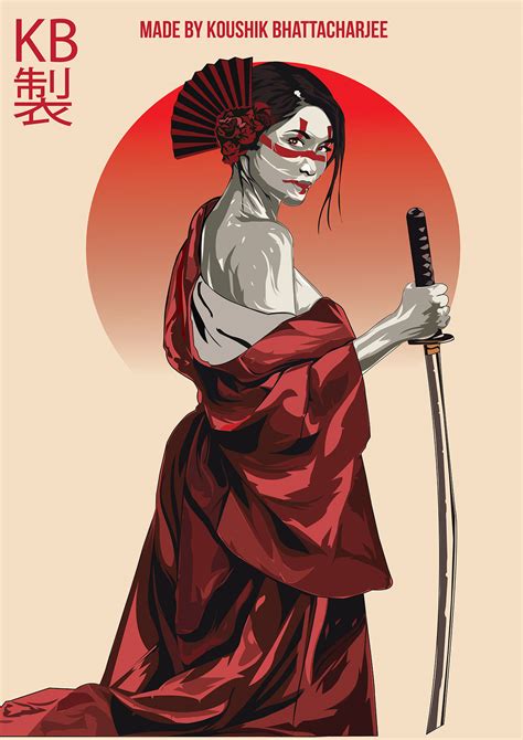 Woman Samurai on Behance